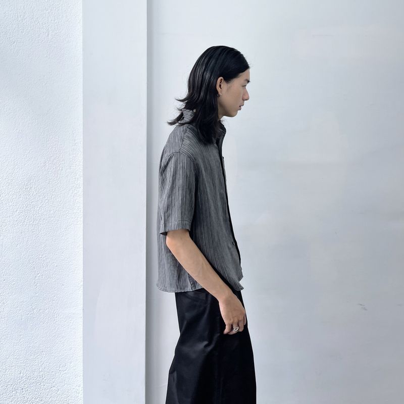 Mist Grey Relaxed Shirt