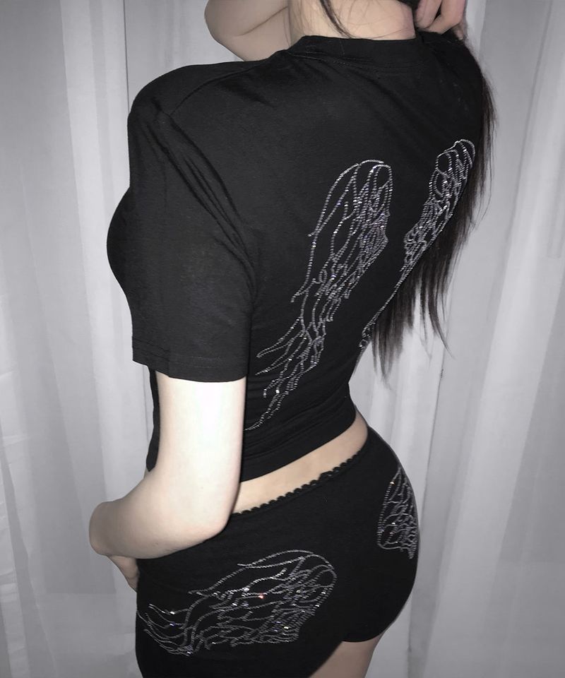 seren wing tee (3colors)