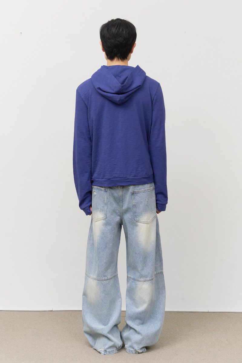 Brick Brushed Wide Denim