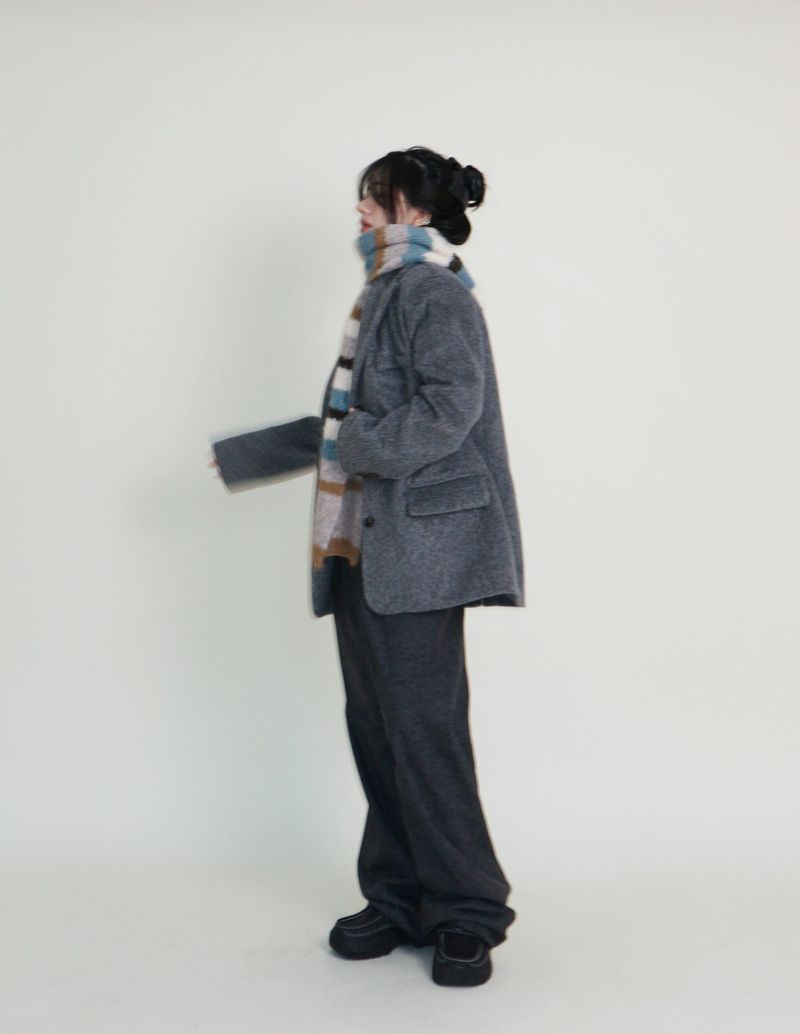 Winter Alpaca Formal Single Jacket (Wool Jacket) (Lining 2 Ounces)