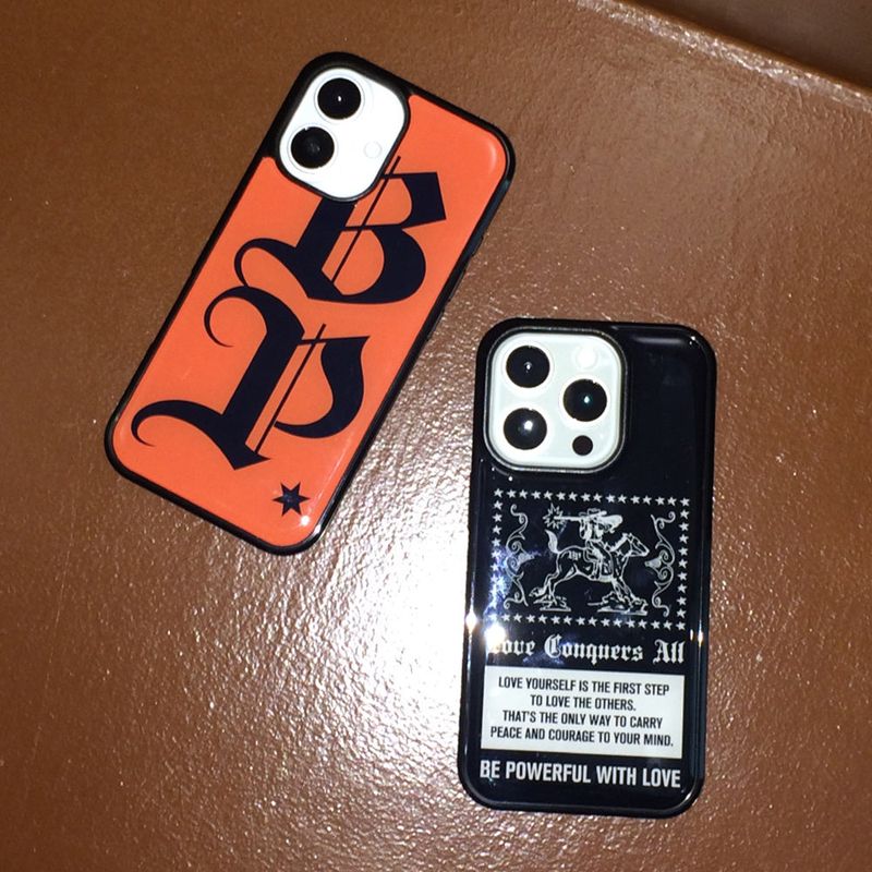 BP lettering epoxy case (orange)