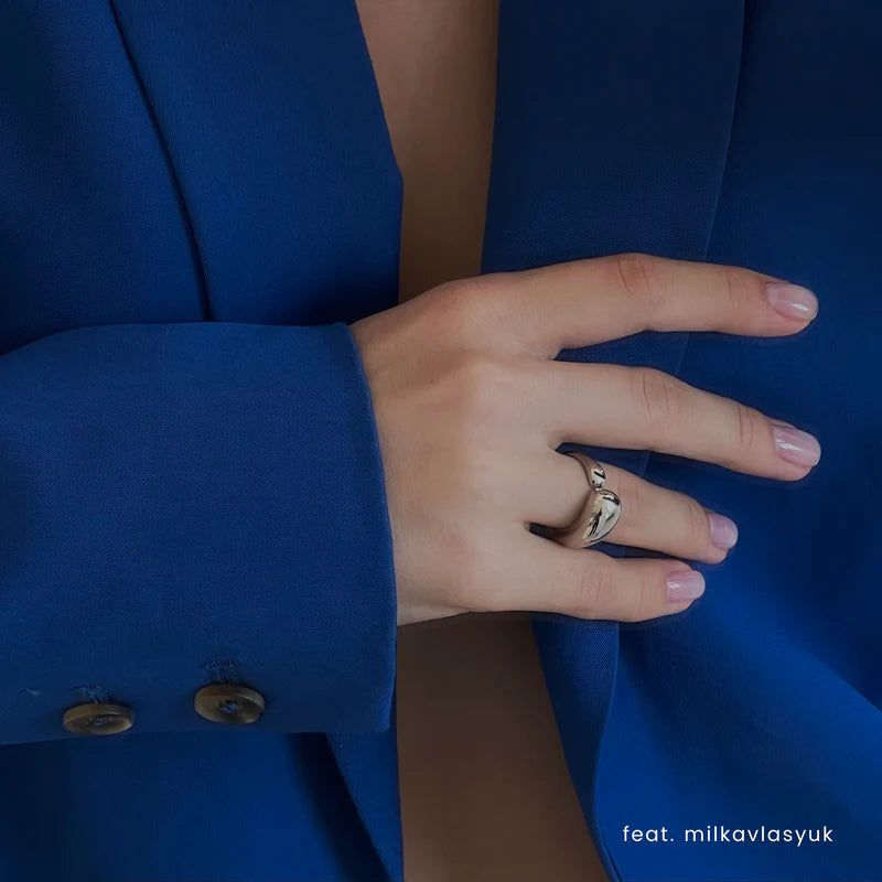 Veronique Bold Silver Ring