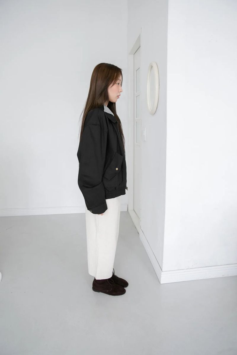fold pocket jumper(2colors)