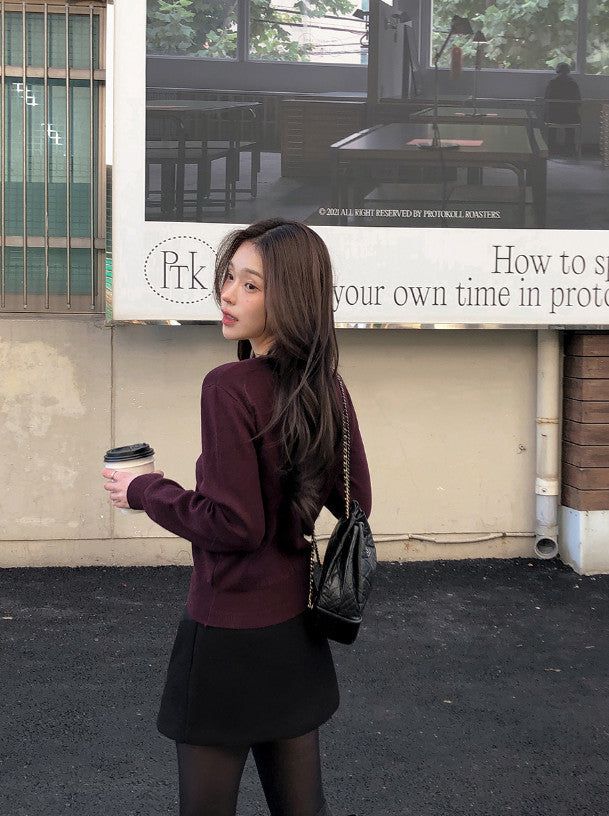 Daily Wool Loose Fit Round Knit (6color)