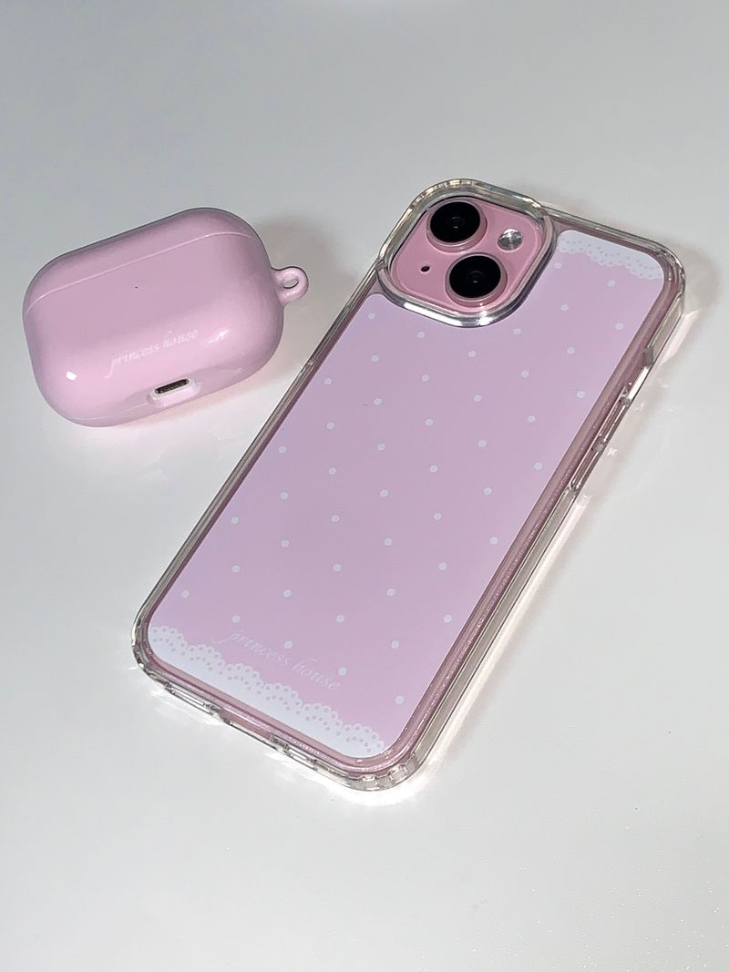 lace polka dot phone case - gelhard