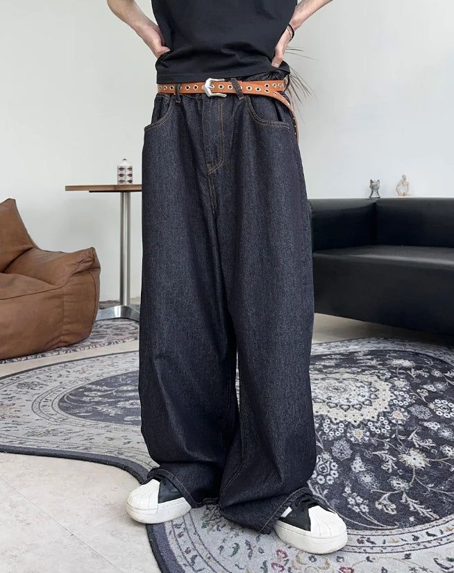 Ropel Summer Non-Faded Raw Denim Pants