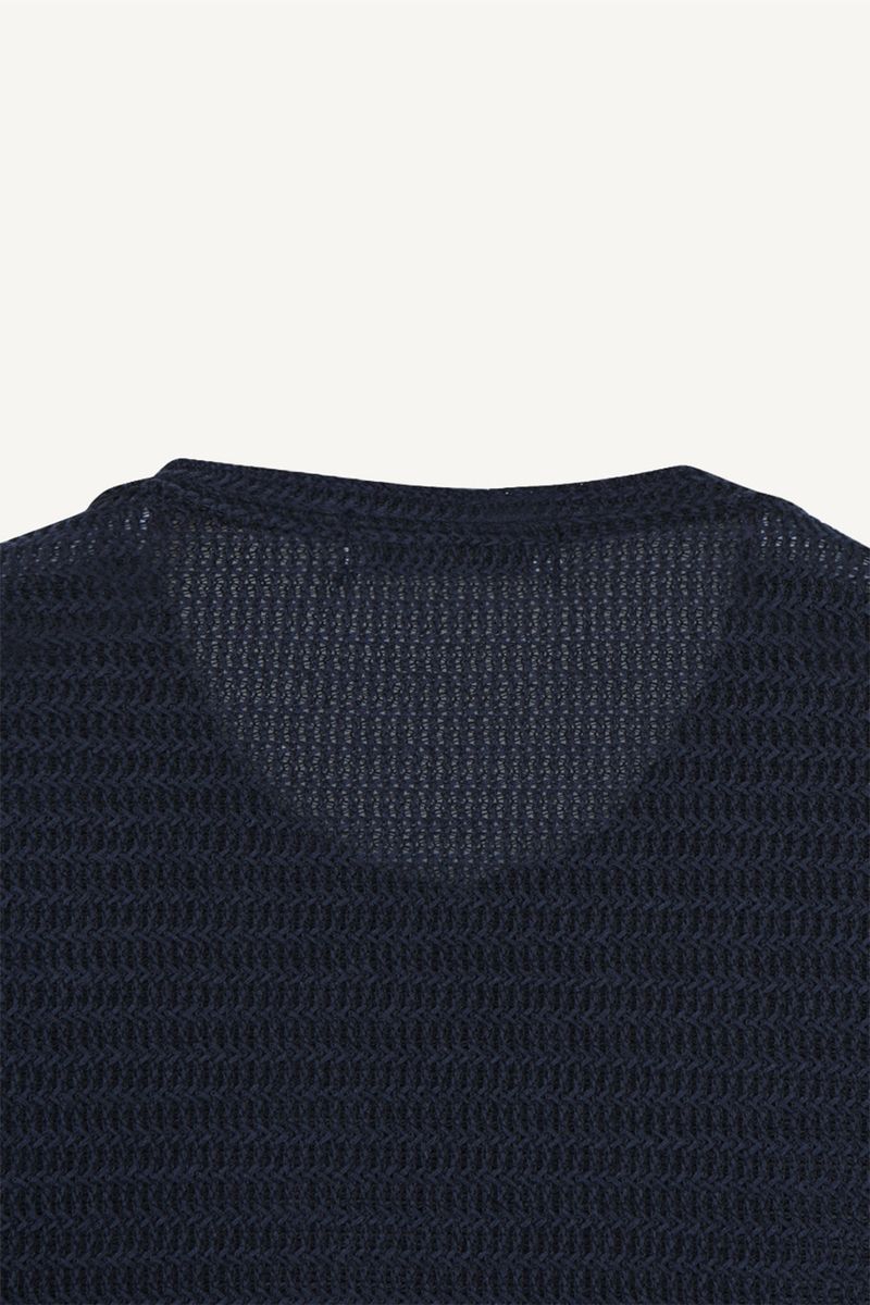 Henry Neck Punching Long Sleeve