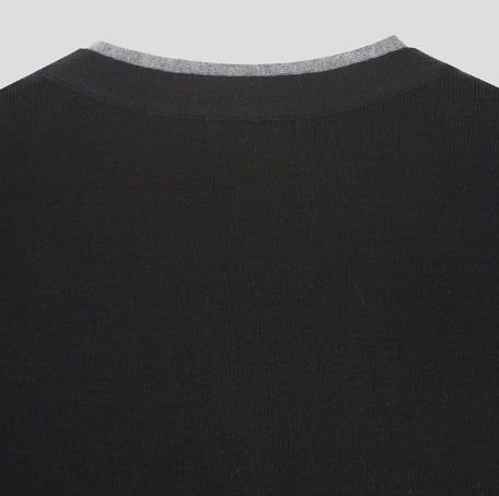 Mino color matching layered cardigan