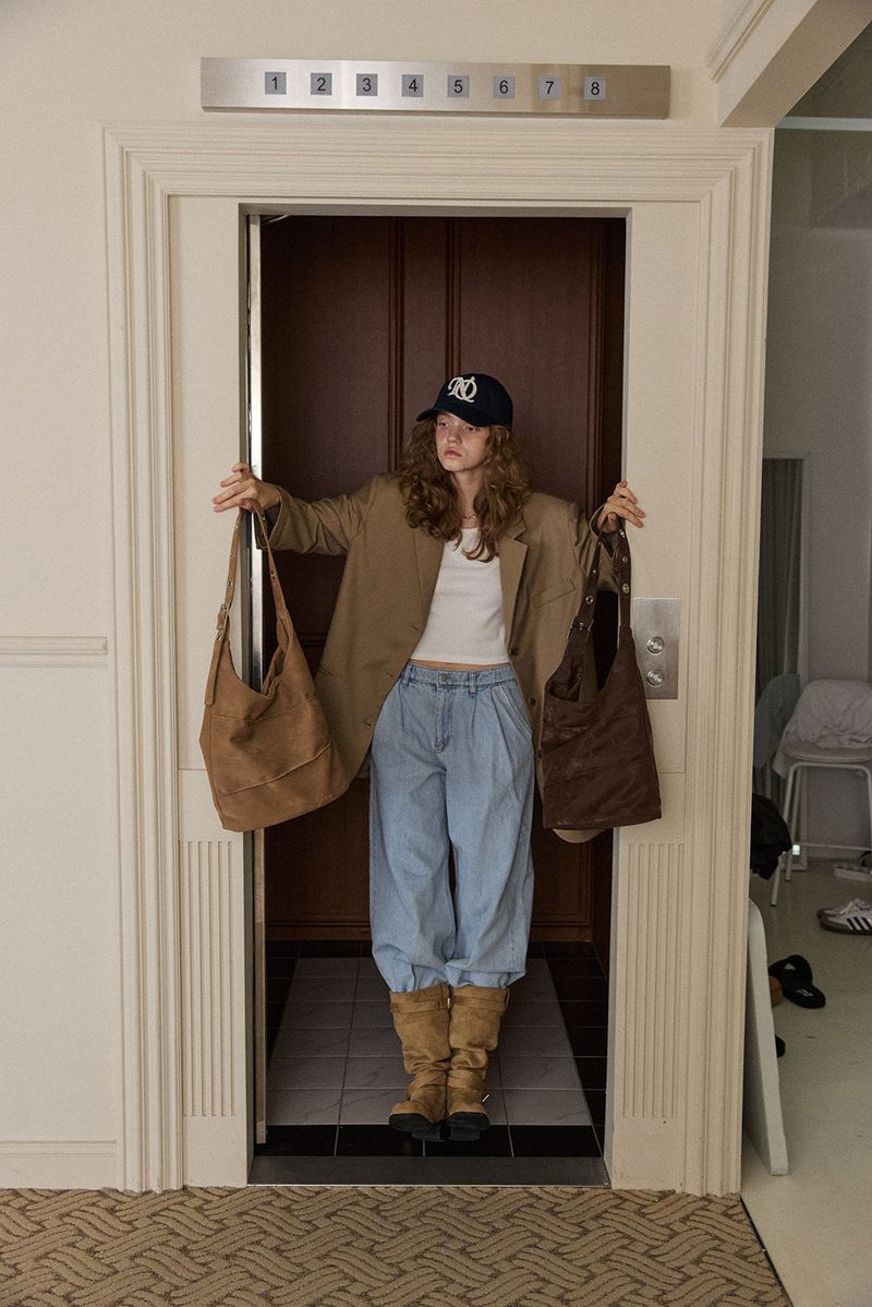 MADE_Cloud Hobo Bag / BROWN