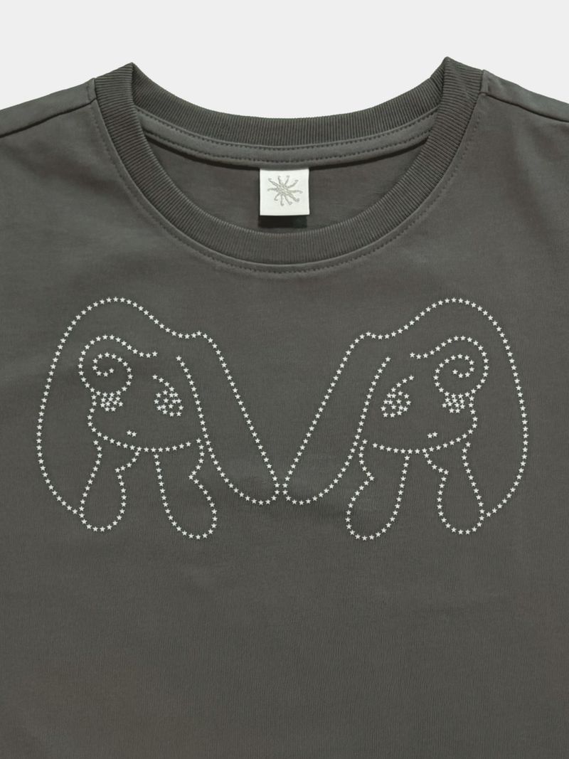 NO TARGET NO PLAN（ノーターゲットノープラン）の「ウォーリーTシャツ - チャコール（トップス）」