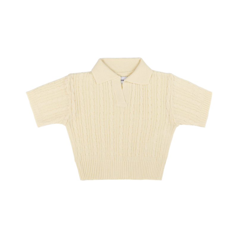 FINE CABLE CN SWEATER