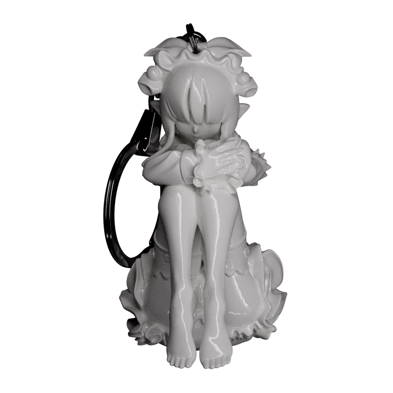 Sil Keychain - White
