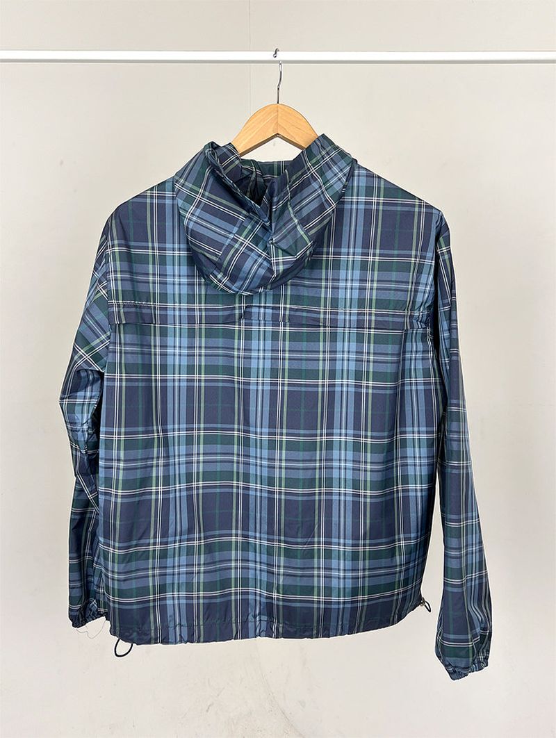 CHECK HOOD WIND JUMPER (3C)