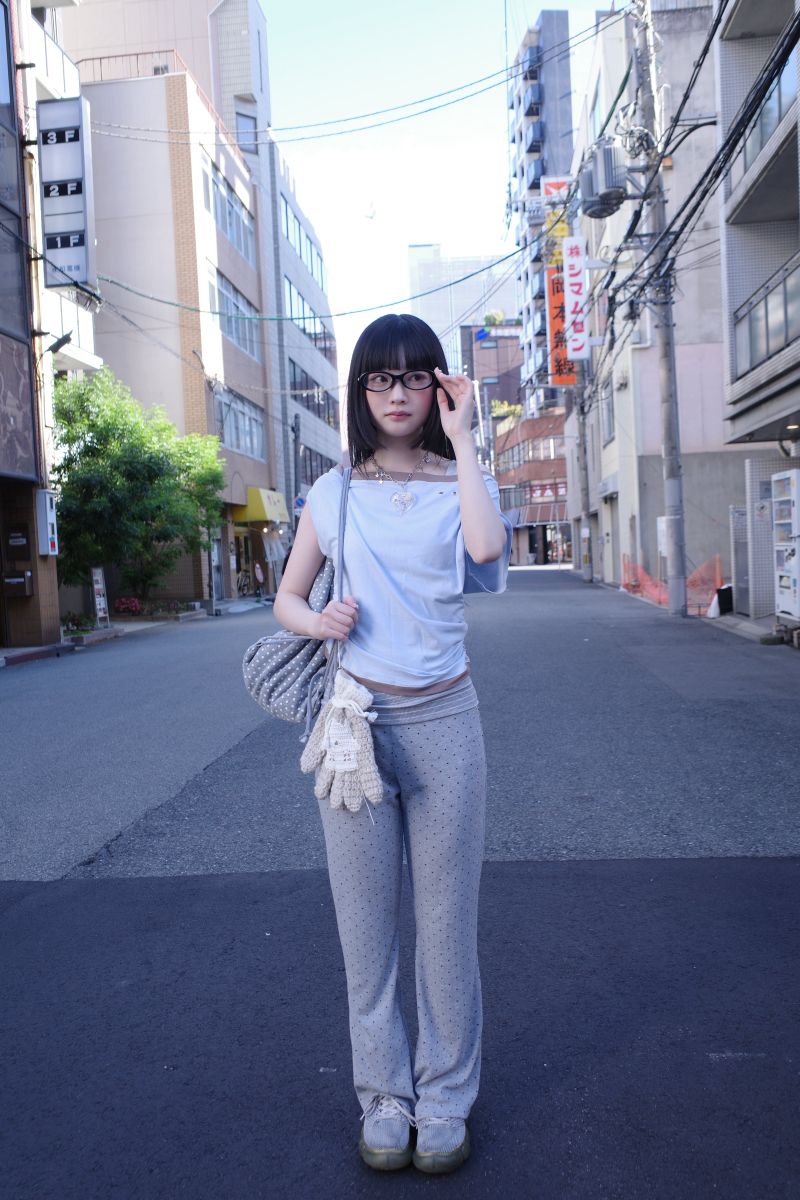 ムーイングフォールドドットパンツ
