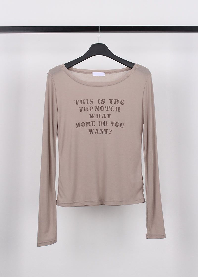 WANT LONG SLEEVE TEE