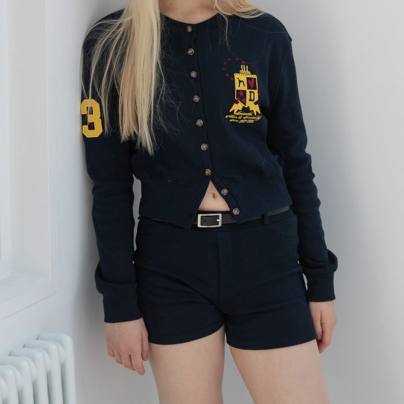 DIMANCHE（ディマンシュ）の「MINI SHORTS (NAVY)（Pants）」