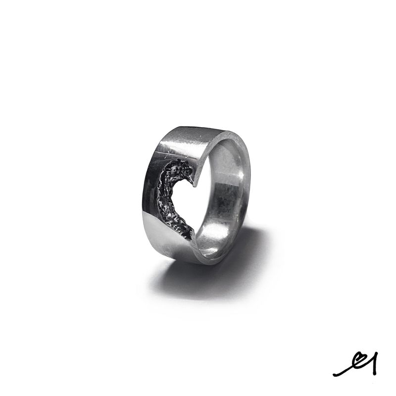 ring 'One Side Love' {MADE}