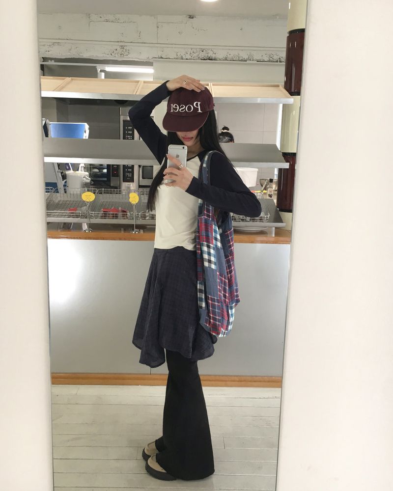 [ORIGINAL] Layered Raglan Long Sleeve T-Shirt