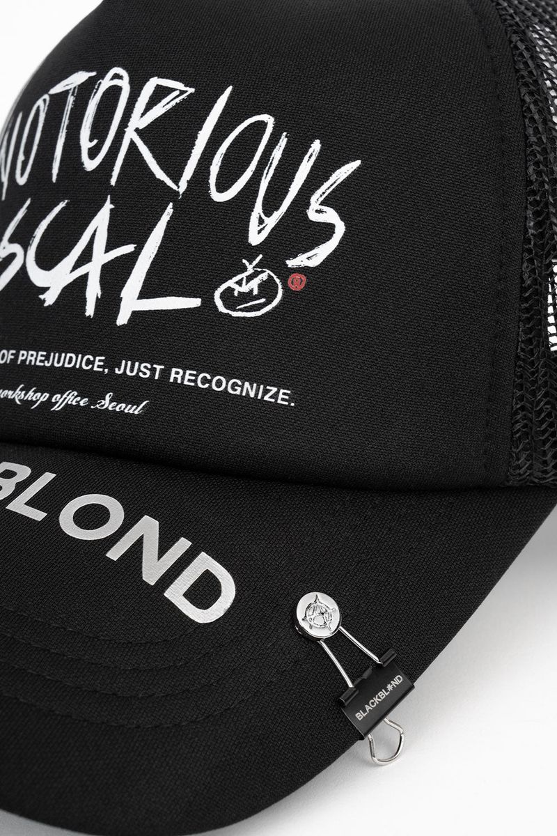 BBD Rascal Trucker Mesh Cap Dark Ver. (Black)