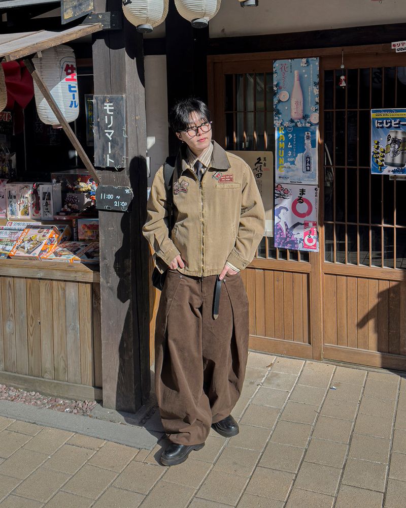 Cuff Bizo Balloon Cotton Pants