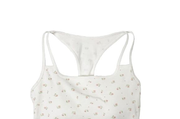 Sdin Flower Slim Cap Sleeveless
