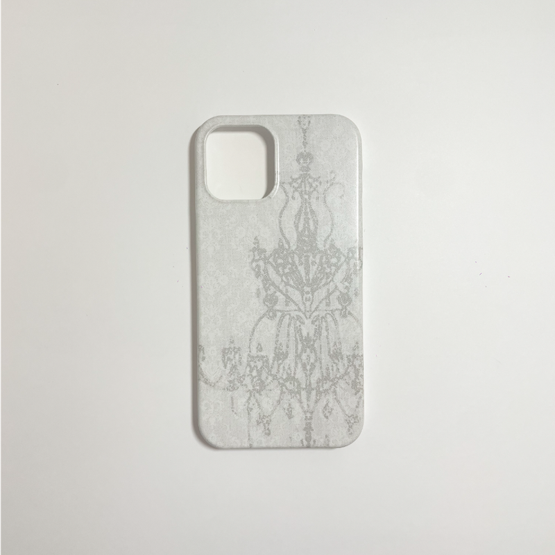 [MADE] lace white hard phone case (matt)