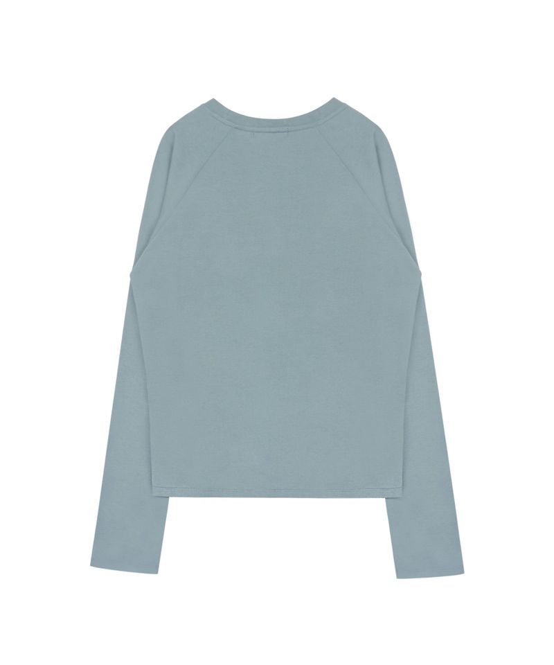 MIRE EYES RAGLAN T DUSTY BLUE