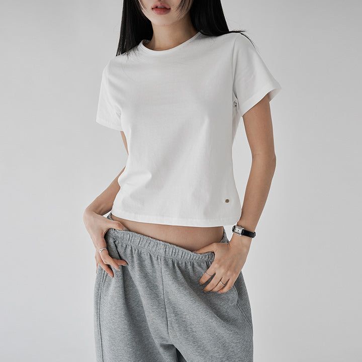 blitti（ブリッティ）の「[Cached] Round Pendant Short-Sleeve T-Shirt -8 Colors（Tops）」