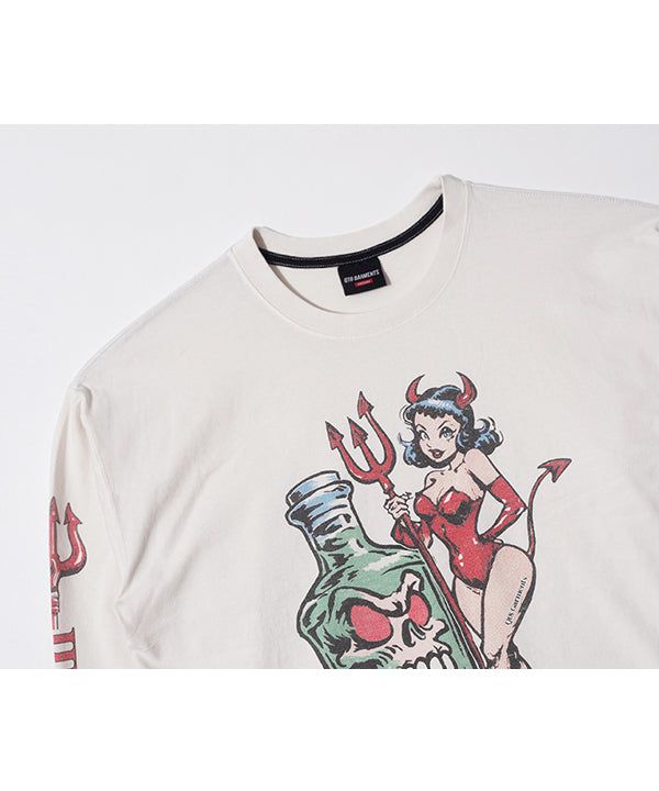 RG Kiss & Risk Washed Long Sleeve (Ecru)