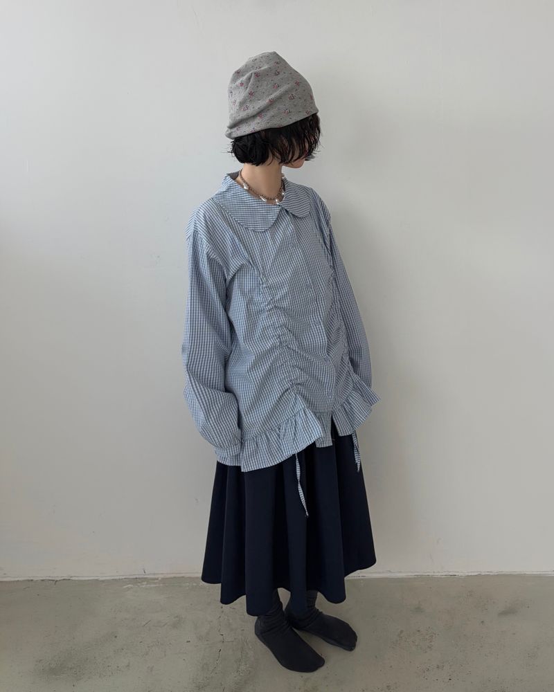 リンクルディテールスカート