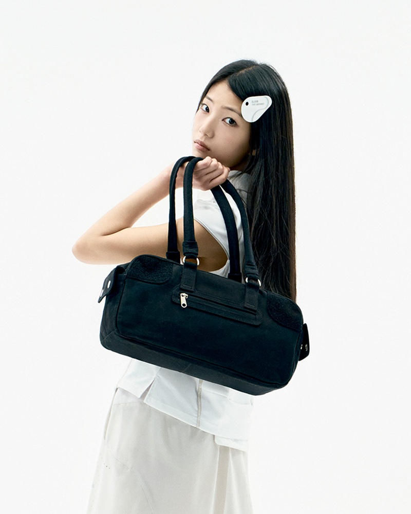 ojos（オホス）の「デタッチャブルキーリングバゲットバッグ / Black（バッグ）」