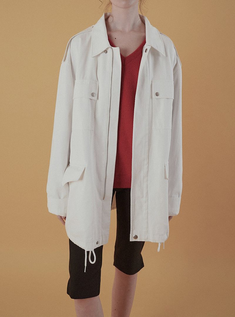 City work jacket_ivory