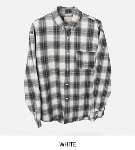 Motsu Loose Fit Checkered Shirt