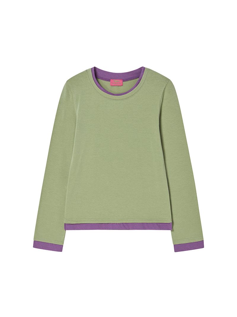 EMBLEM LAYERED L/S GREEN