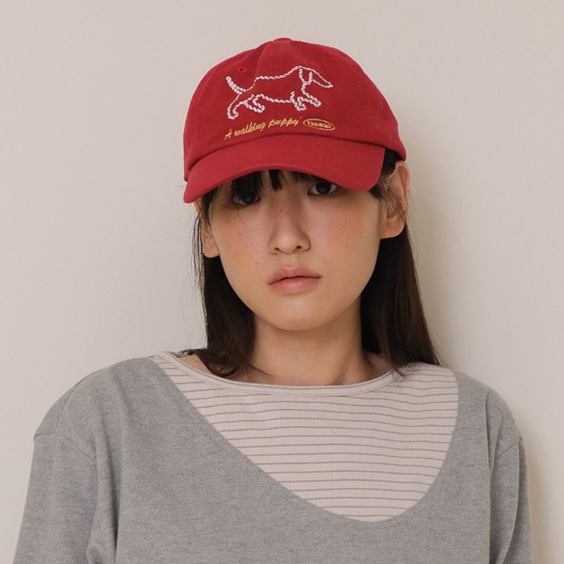 UBEIGE(ユーベイジ)の「Red Washing Puppy Cap(Hats)」