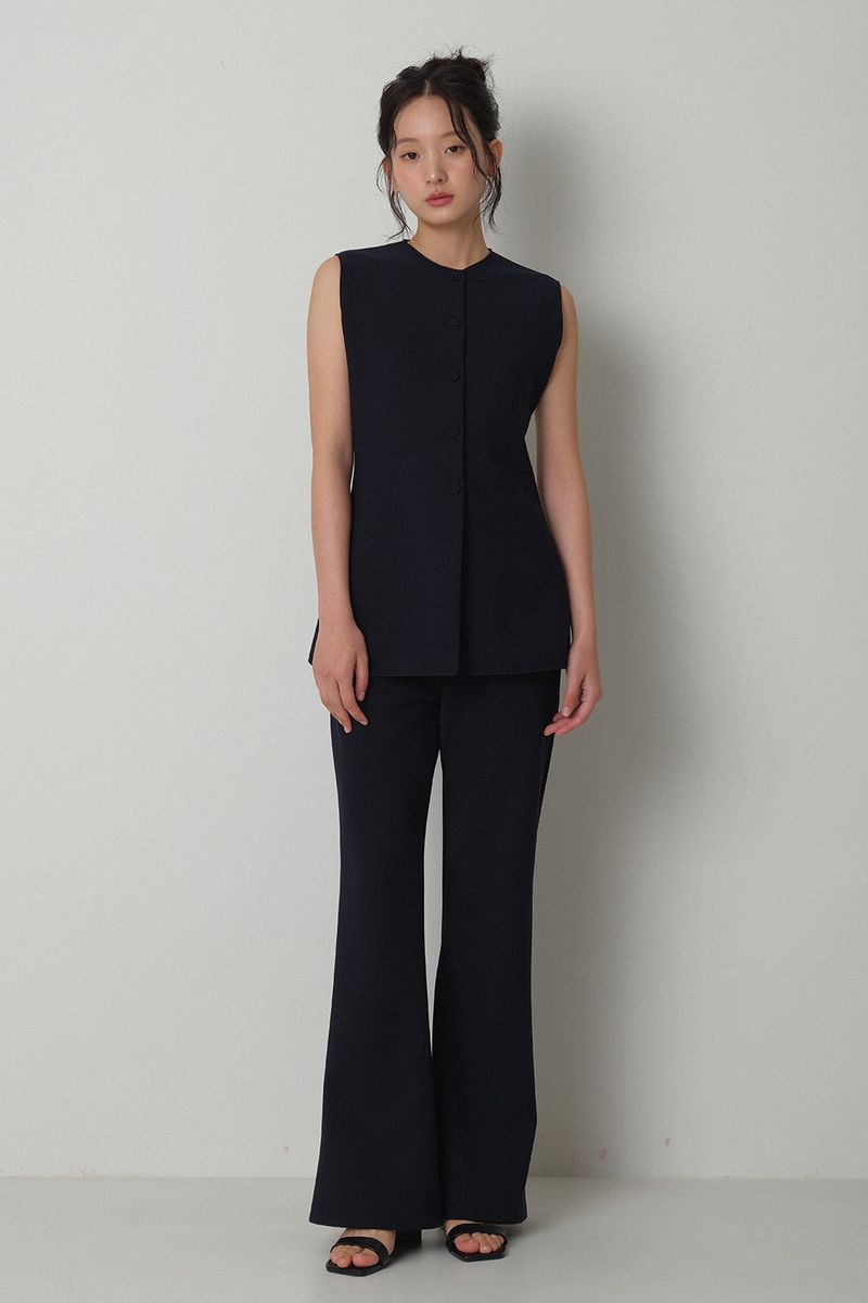 [SET-UP] STRETCH SLIM-FIT SET_NAVY