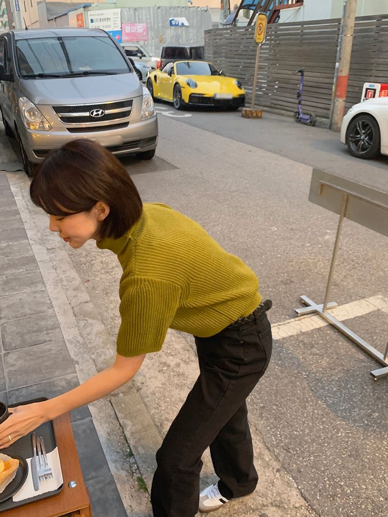 [YELLOMOI] Laurent half polar - knit