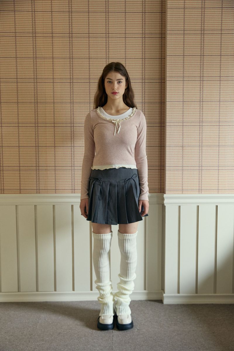 BALLET LACE KNIT TOP (3 COLORS)