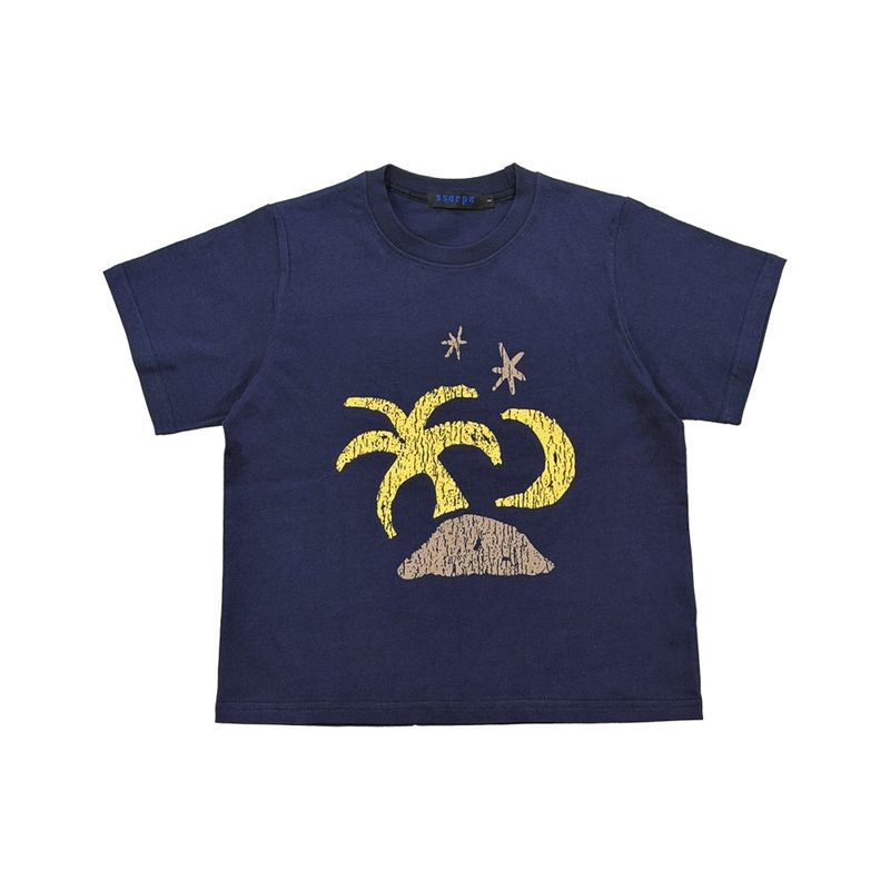 Sserpe(セルぺ)の「Tropical Half Sleeve T Navy(Tops)」