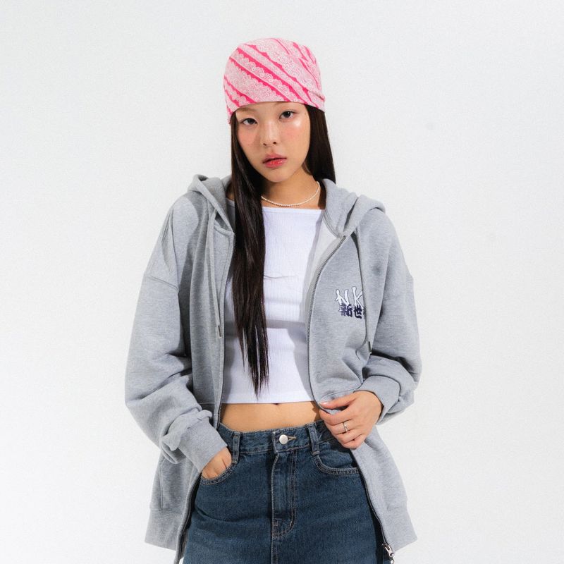 NEWKITSCH(ニューキッチジェネレーション)の「NEW GENERATION HOOD ZIP-UP-MELANGE(Tops)」