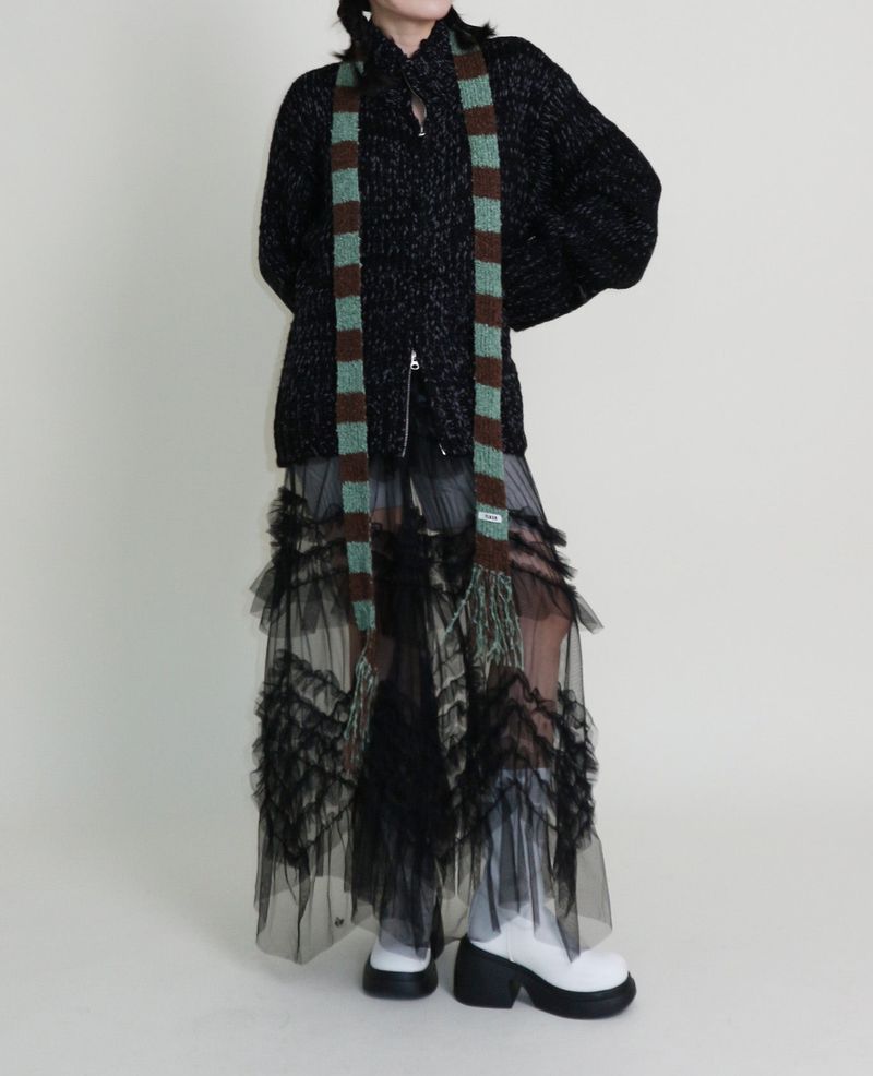 Boehm Boksarthy high neck two-way cardigan (outer)