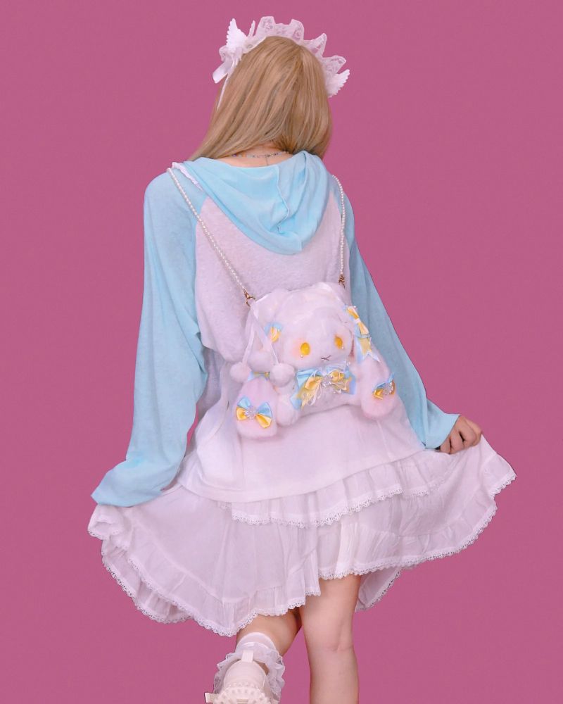 heart pang-♡ bear lace hood