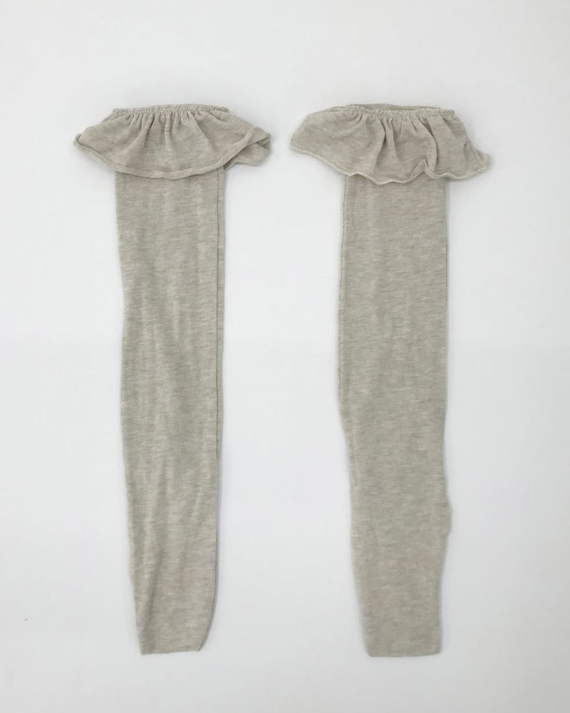 Mogu frill knee socks (9color) 