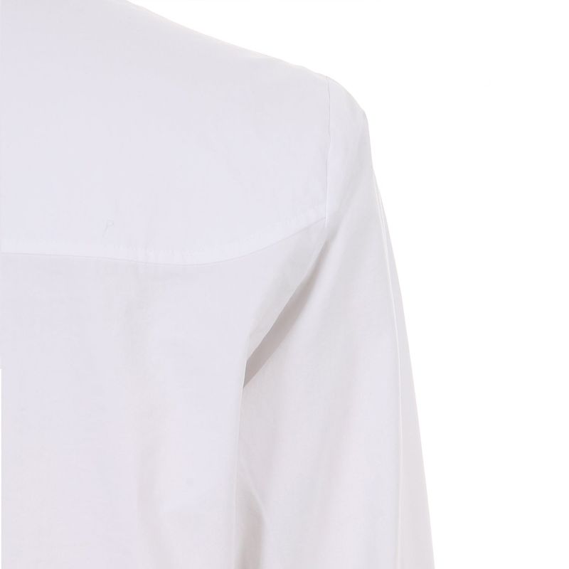 Round collar pintuck blouse 002