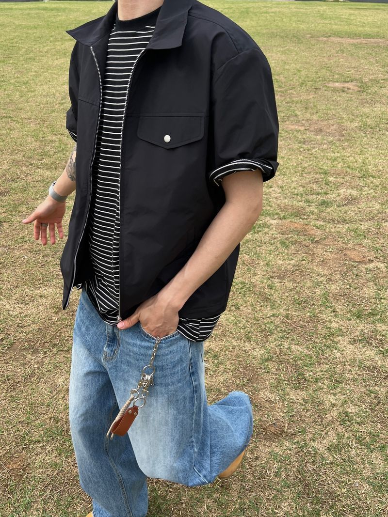 Blues Wide Denim Pants (2 Colors)
