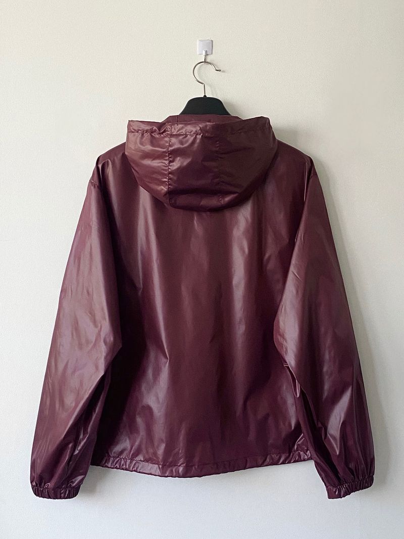 Glossy string windbreaker jk