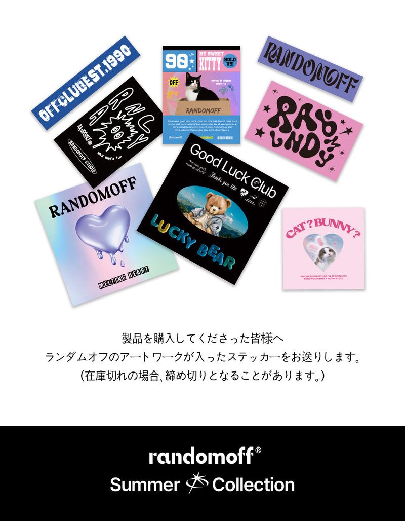 CAT&BUNNY T-SHIRT [3COLOR]