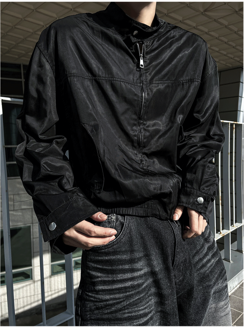 perry biker windbreaker jacket