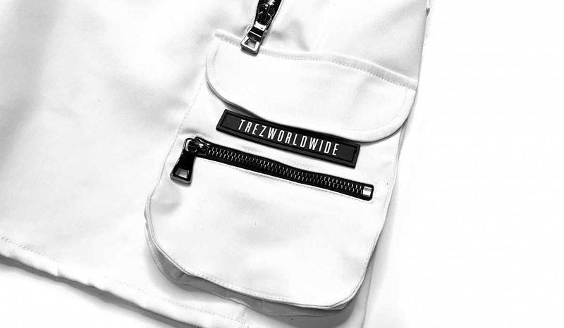 TZ CARGO SHORTS PANTS - WHITE