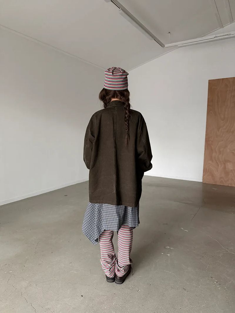  french mood peach jacket 
